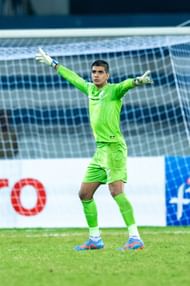 Gurpreet's penalty save in the shootout was a turning point of the game (Image courtesy: AIFF Media)